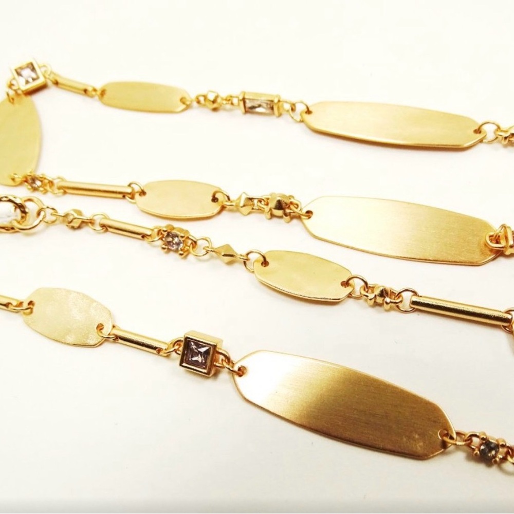 Kendra Scott Gold Link Long Necklace - Picture 2 of 6